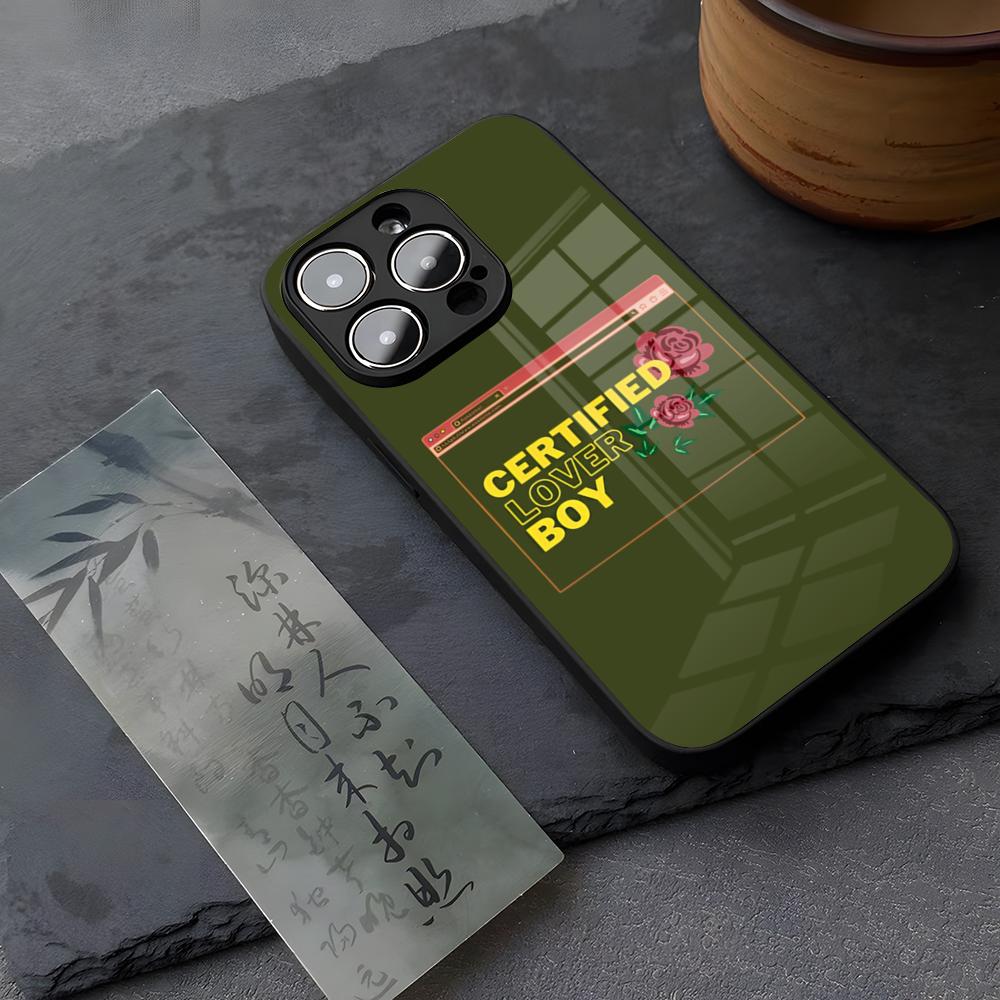 

Drake Certified Lover Boy Phone Case Tempered Glass For IPhone 13 17 14 16 12 15 11 Pro XS Max Plus Mini X XR SE2020 Coque iPhone17