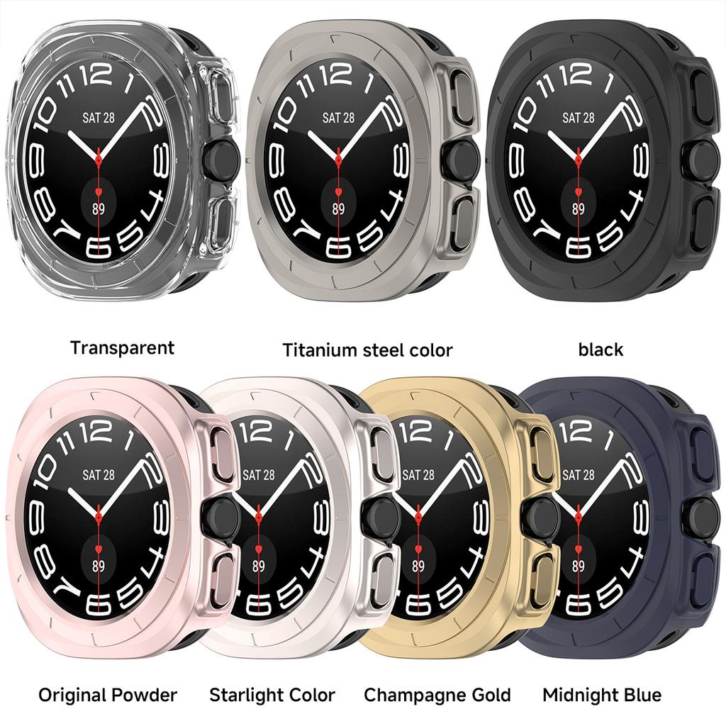 Matte Watch Cover For Samsung Galaxy Watch Ultra 2025 47mm 7Ultra Case PC All Around Shell Protective Bumper Cases Accessories