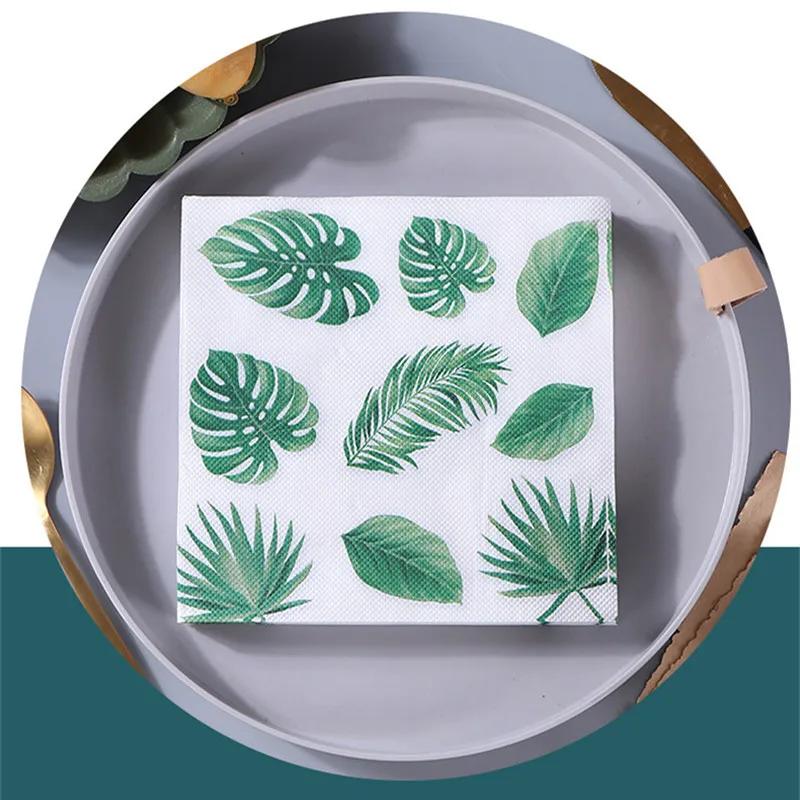 

20 шт./упаковка, 33x33 см, літні тропічні фламінго, паперові серветки, весільні прикраси, серветки, домашній декор для вечірок 20pcs