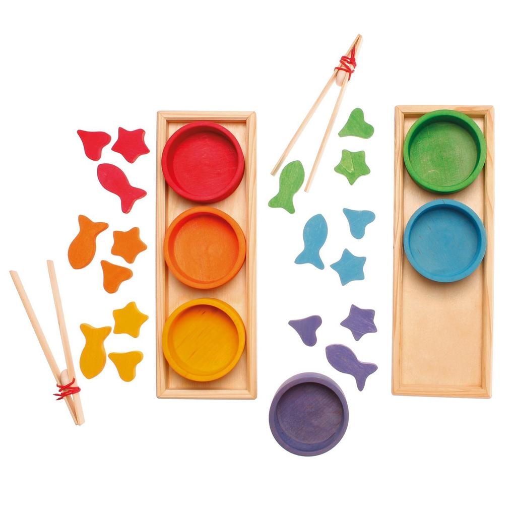 Grimms Rainbow Sorting Shapes (GM42125) [Ages 2 and Up] Authentic [Parallel Import]