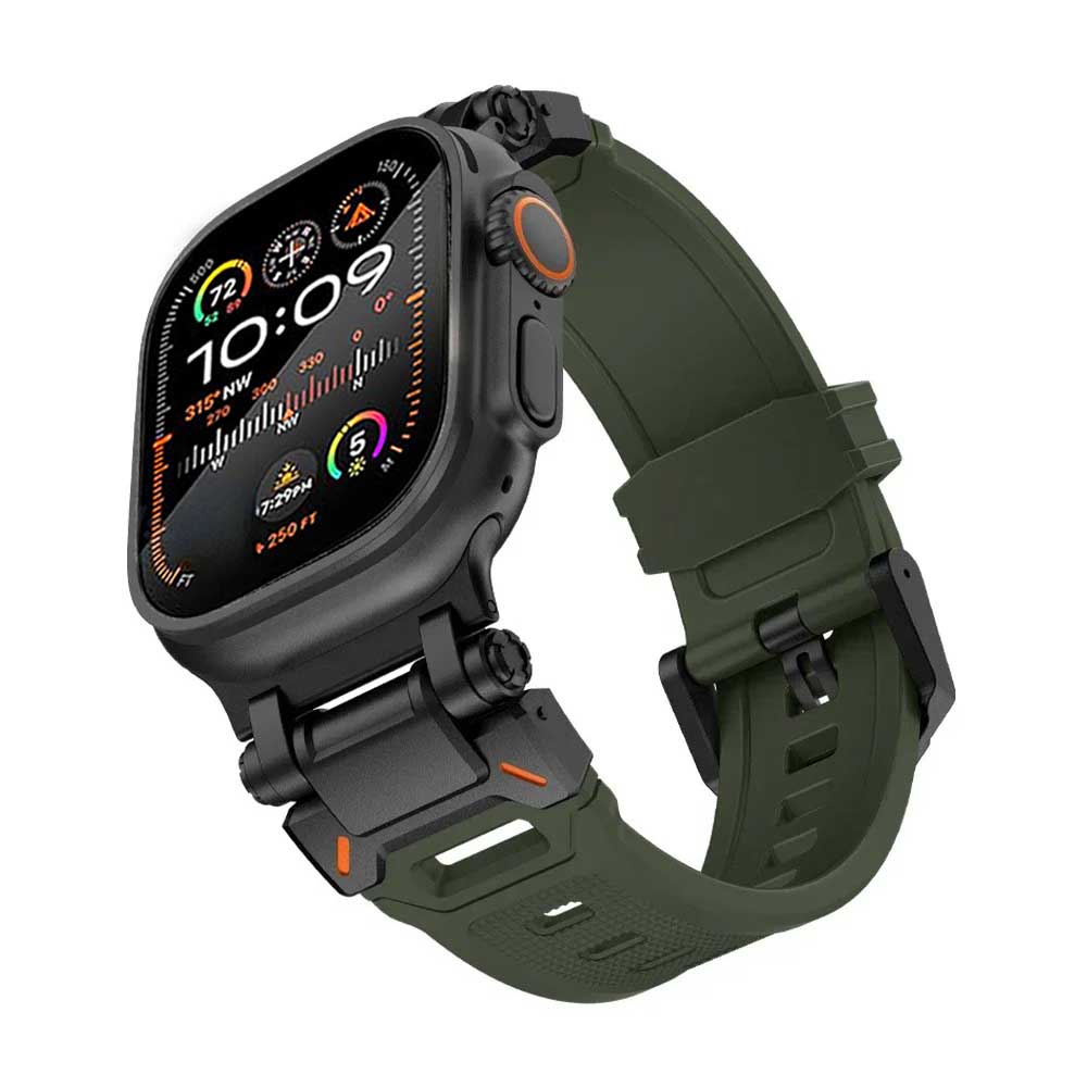 Silicone Transparent Strap For Apple Watch Ultra 2 49mm Series 9 8 7 45mm Soft Rubber Band For iWatch 6 5 4 Se 42mm 44mm Correa