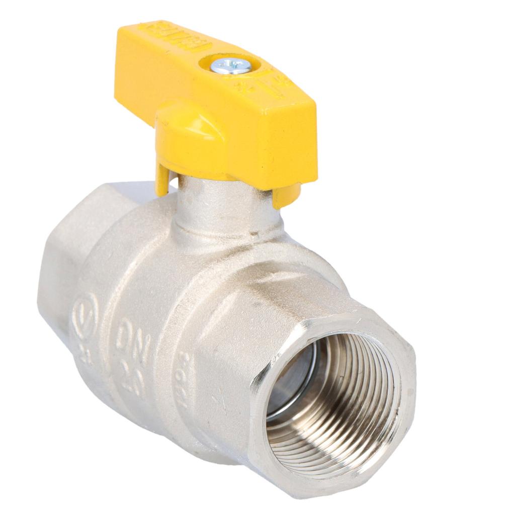 Nickel-plated Gas Ball Valve with Aluminum Butterfly (MAI) ORION (version