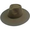 British Hat Retro Woolen Hat Wide Brim Flat Top Top Top Hat Versatile Autumn and Winter Hat Trendy Sun Hat Felt Hat