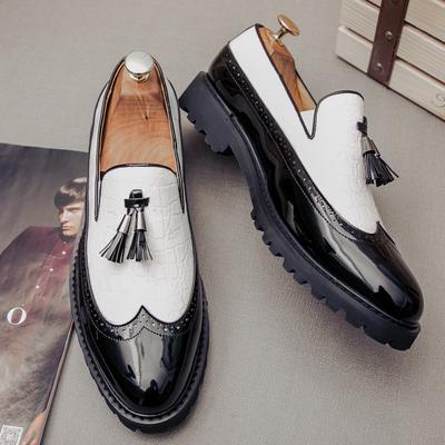 Classic Men's Formal Shoes Office Men Leather Shoes 2025 New Quality Mens Loafers Comfortable Wear-resistant Male Wedding Shoes