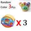 Random Color Beaded Dumpling Squishy Toy Rainbow  Blind Box Bamboo Steamer Squeeze Fidget Toy Party Stress Relief Gift