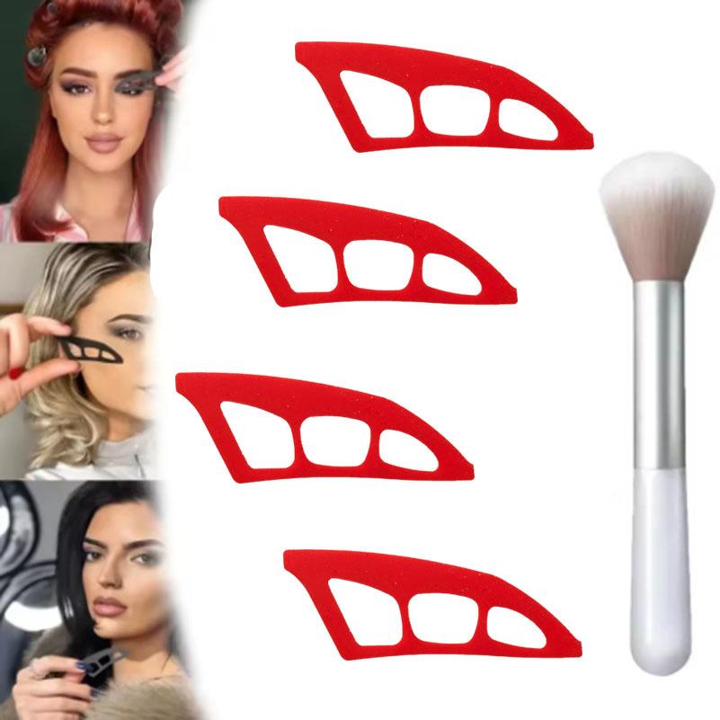 Eyetour Your Glam Bestie – Reusable Eye Makeup Guide Set for Beginners, Includes Eyeliner & Eyeshadow Stencils, Flexible & Easy To Clean