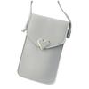 Womens Phone Bag Touchable Leather Change Bag Crossbody Mini Shoulder Bag Wallet