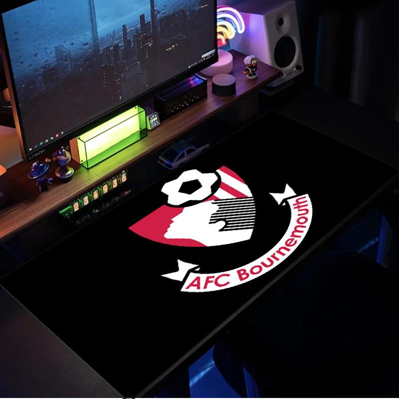 Tappetino per mouse AFC Bournemouth, base in gomma, tappetino da scrivania per esports, tappetino per mouse per giocatori e uso in ufficio, scrivania da gaming, tappetino facile da pulire