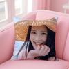 Popular fashion Elegant Chinese actress LLi Qin Cushion Cover Pillow Case Soft Friendly Fabric  Concealed Zipper