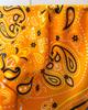 Vintage Paisley-Print Satin-Quadrat-Schal Weiches Leichtes Damen-Modeaccessoire für Haare Nacken Schal Eleganter Haarschal