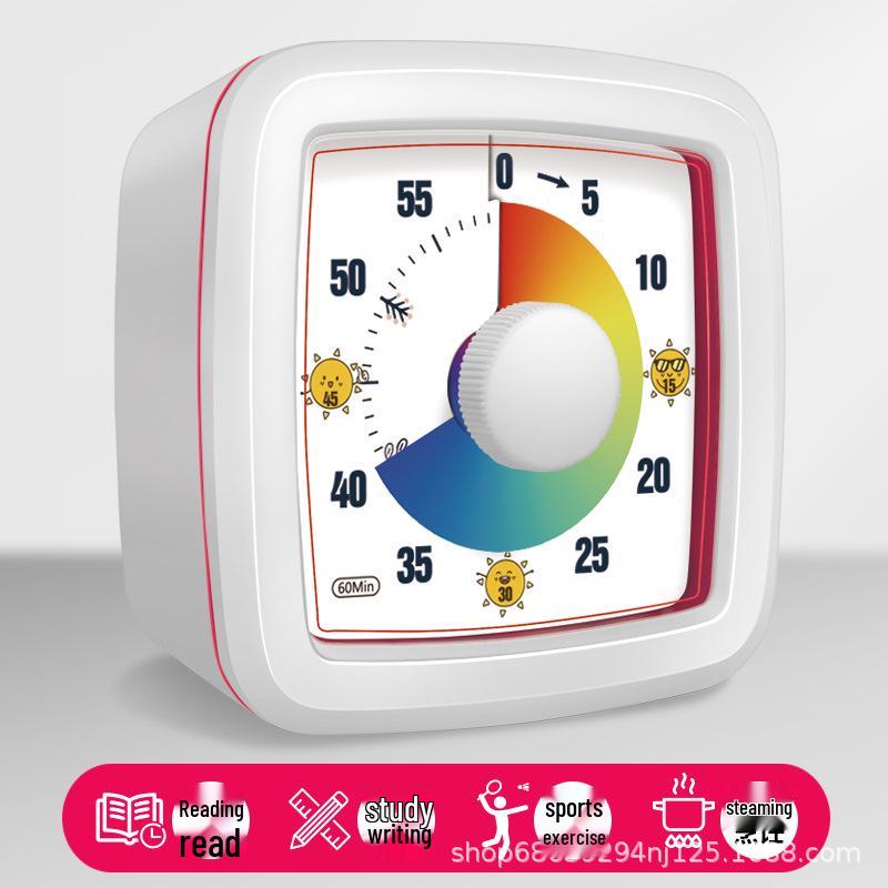 Portable Timer & Alarm Clock for Children's Homework and Time Management