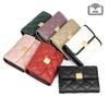 Lambskin RFID Anti-Theft Accordion Multi-Card Holder, Large Capacity Genuine Leather ID Case for Women
