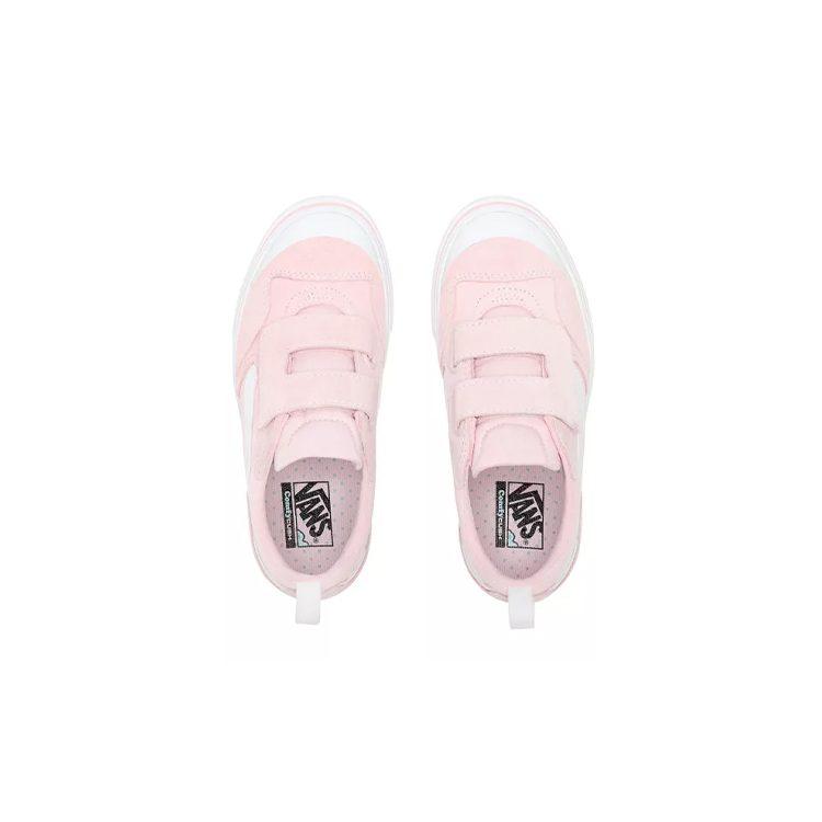 Vans Old Skool V Canvas Low top Kids' Skateboarding Shoes White Pink Children Aged 3 7 Years Old VN0A4U1P0JF
