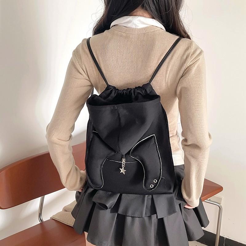 Frühling und Sommer Nischendesign Retro Rucksack personalisiert für Männer und Frauen Stream College-Studenten Make-up Rucksack Street Freizeittasche