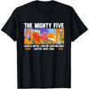 Mighty Five Utah National Parks Distressed Vintage T-Shirt