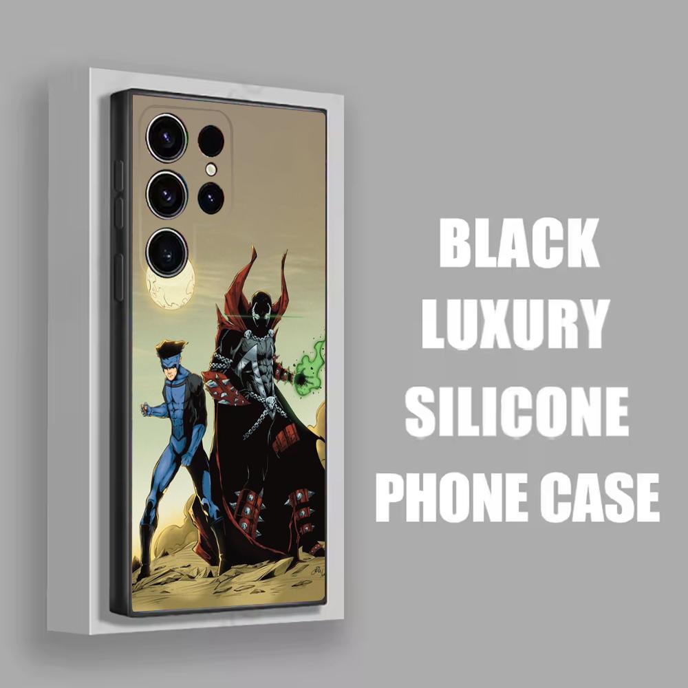 I-Invincible Phone Case For Samsung S25,S24,S21,S22,S23,S30,Ultra,S20,Plus,Fe,Lite,Note,10 Black Soft Shell