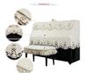 Upright Piano Cover Dustproof Cover for pianos with openings Cute Floral Embroidery Piano European Chair Half Nordic Piano Cover HIMENO (Suitable
