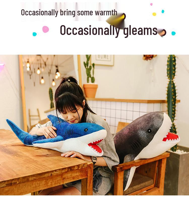 Shark Plush Toy Marine Life Doll Children's Pillow Birthday Gift