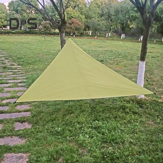 Outdoor Sun Shade Sail with Carabiner UV Blocking Triangle Canopy Permeable Breathable Heavy Duty Deck Backyard Patio Shade Cover