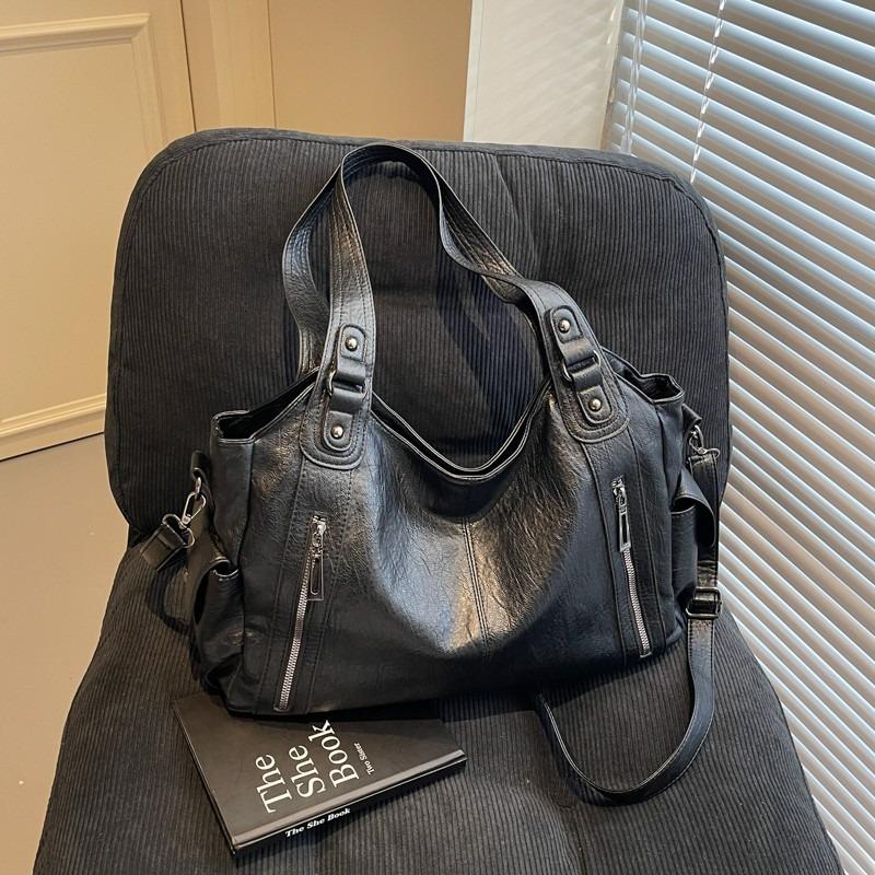 Winter Female Handbag Large Capacity Shoulder Bags Big Tote Bag Ladies Soft Leather Hobos Messenger Bags Women Shopper Bag