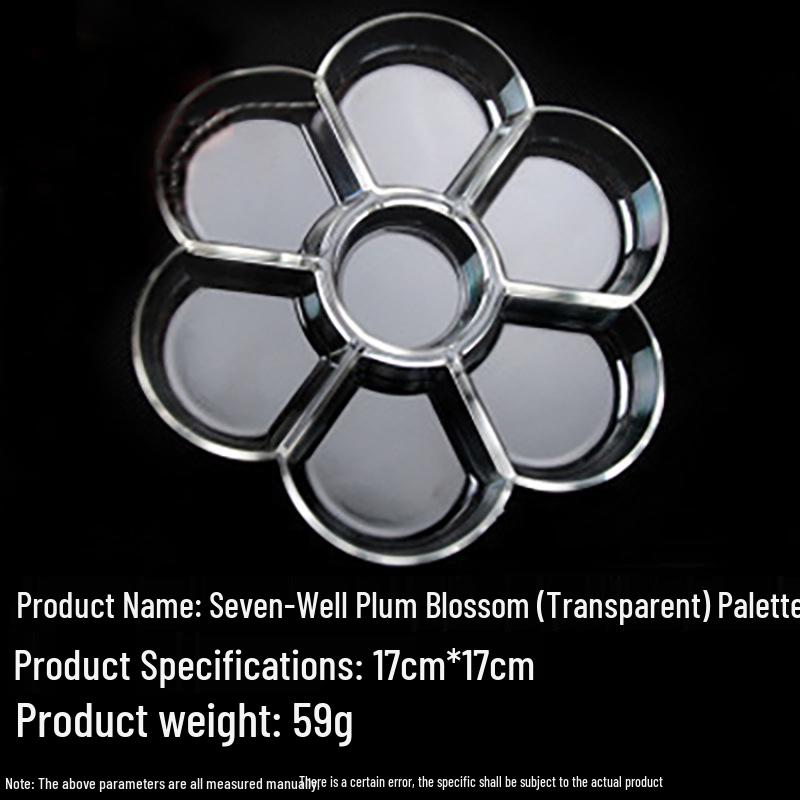 Children's Plastic Color Mixing Palette for Gouache Paints