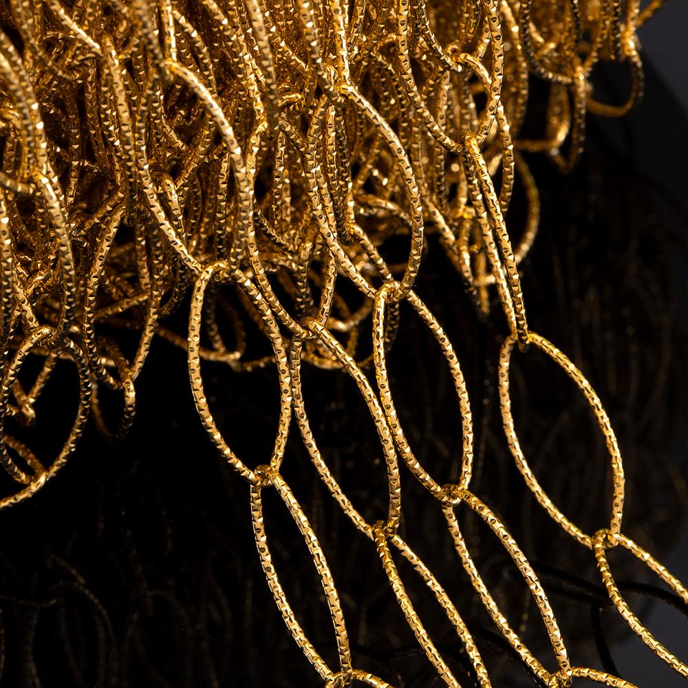 1Meter Stainless Steel Gold Plated Cuban Necklaces Chain 10x14mm Letter O Link Chains DIY Bracelets Jewelry Making Bags Chains