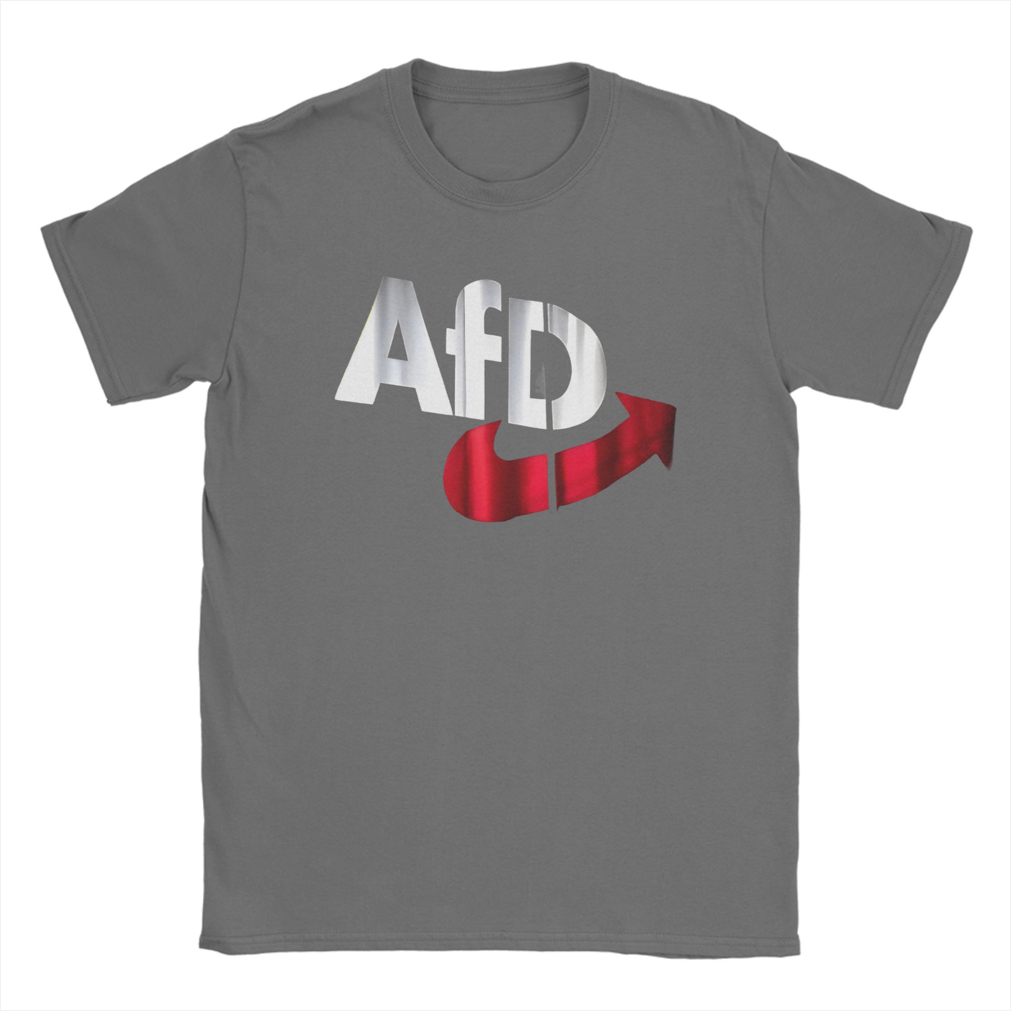 Alternative Afd Deutschland T-Shirt AFD Deutsches Logo Mode T-Shirts Kurzarm Y2K T-Shirt Baumwolle Rundhals Übergröße Kleidung 2XL