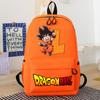 Dragon Ball New Backpack Kids Letter A-Z Schoolbag Cartoon Orange Schoolbag Boys Girls Knapsack Student Large-capacity Bag Gift