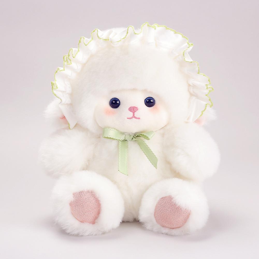 Sheep Plush Toy With Hat Soft Short Plush For Kids Sleep Comfort And Gift