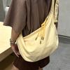 Dumpling Bag Women's Casual Wide-shoulder Crossbody Bag Large-capacity Commuting Single-shoulder Bag