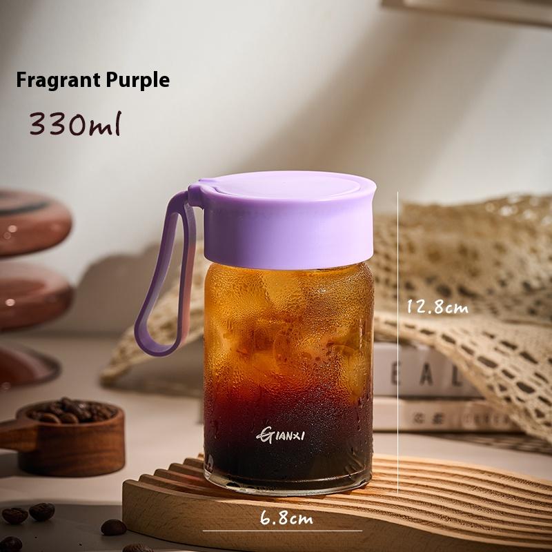 

Стакан Gianxi Стакан для воды Девочки Высокий внешний вид Высокий боросиликатный Стакан для завтрака Шкала Повседневный стакан Стакан для сока Кофейная чашка 330-500ml