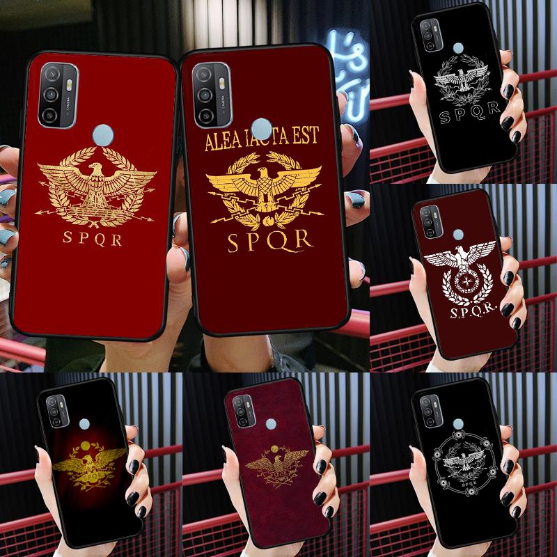 SPQR Roman Imperial Legion Case For Oppo A96 A76 A16 A15 A17 A52 A72 A54S A57S A58 A78 A98 A57 A77 A54 A74 A94 Cover