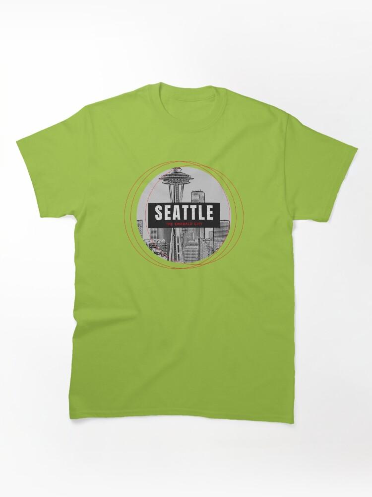 Cities Skylines Seattle The Emerald City Shirt Classic T-Shirt