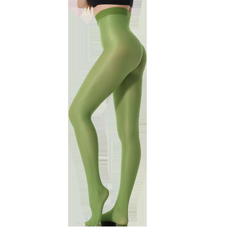 Plus Size 6 Run-Resistant Shaping Tights Women Shiny Yoga Dancing Pantyhose Ladies Smooth Leggings Sport Tights Pants Hosiery