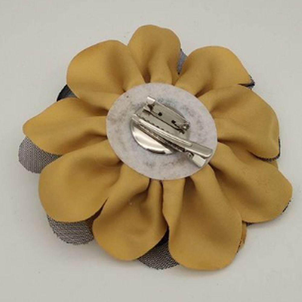 בד אביזרים בעבודת יד Corsage חליפת סוודר מעיל סיכת סיכת בד חדש אמנות דש