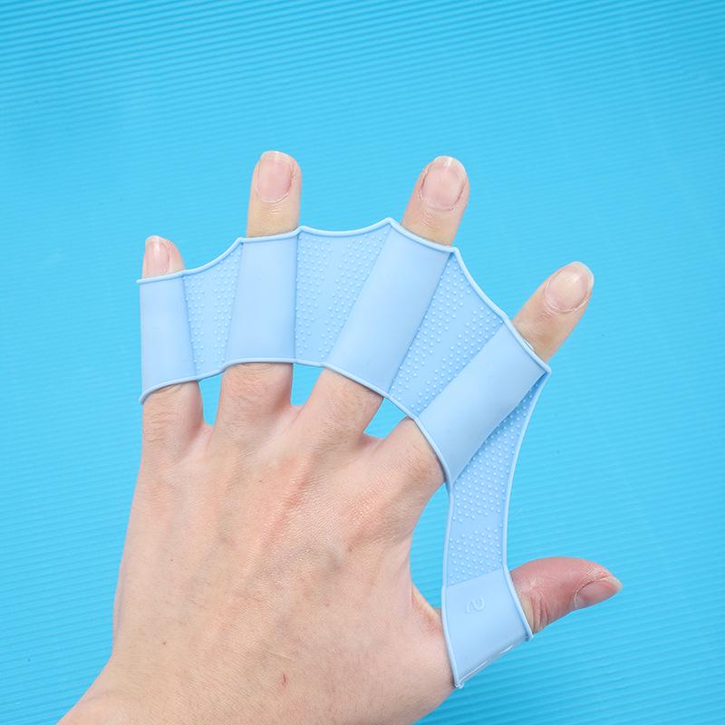 Youth Silicone Hand Paddles for Freestyle and Breaststroke Swimming, Food-Grade Material
