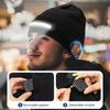 Unisex Musical Hat for Teens Girls Boys Flashlight Cap Knitted Winter Hat with Lights Sports Costume Props Skull Cap