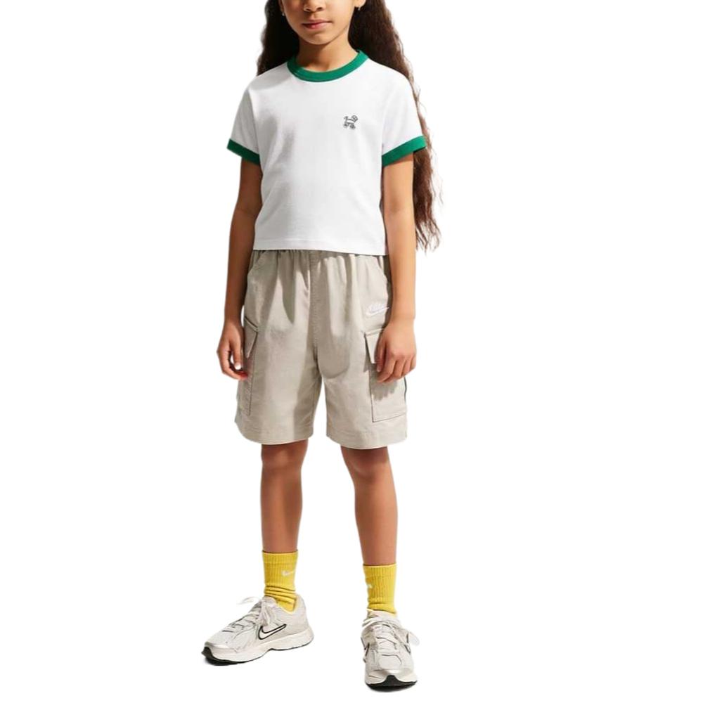 Nike Sportswear Pullover Fitted Crew Neck Kids tops IR4948-101 XS