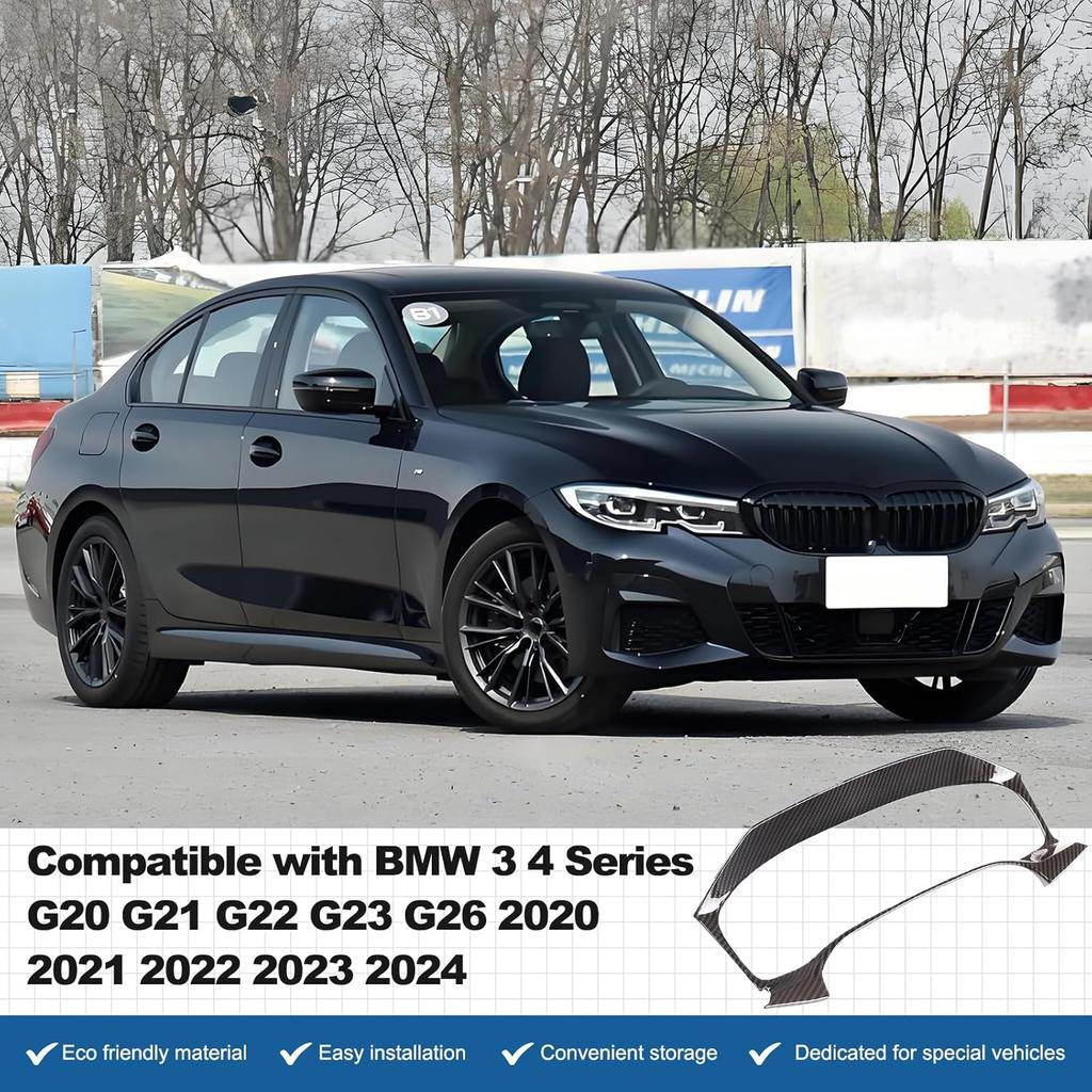 Car Dashboard Speed Meter Trim Frame Compatible with BMW 3 Series G20 G21 320i 330i M340i 2020-2022,Center Console Dash Cover Protector Frame