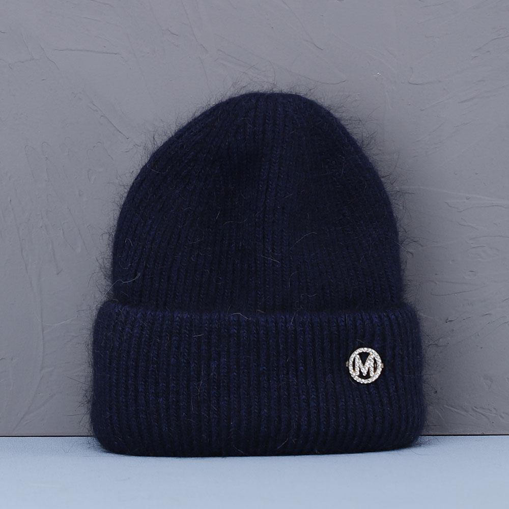 2023 new  Hot Selling Winter Hat Real Rabbit Fur Winter Hats For Women Fashion Warm Beanie Hats Solid Adult Cover Head Cap