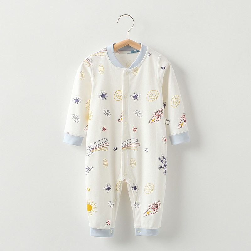 In-Stock Newborn Baby Romper Spring/Summer/Autumn Set Clothing Newborn Sleepwear Unisex Baby Onesie