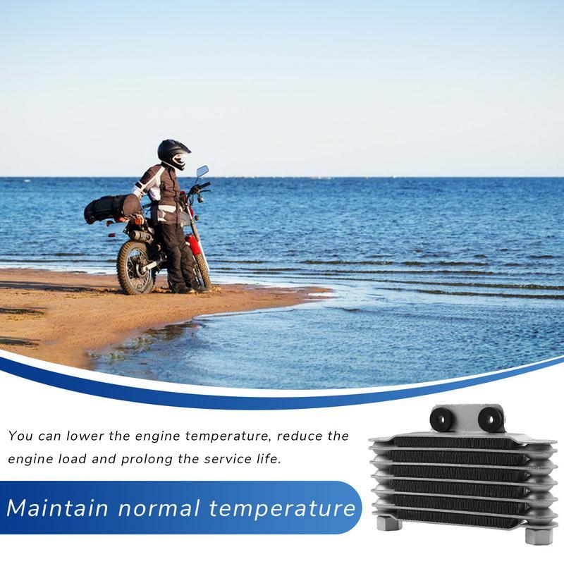 Motorcycle Oil Cooler Aluminum Alloy Motorcycle Parts Modification Oil Cooler Powersports Parts Automotive Replacement Engine