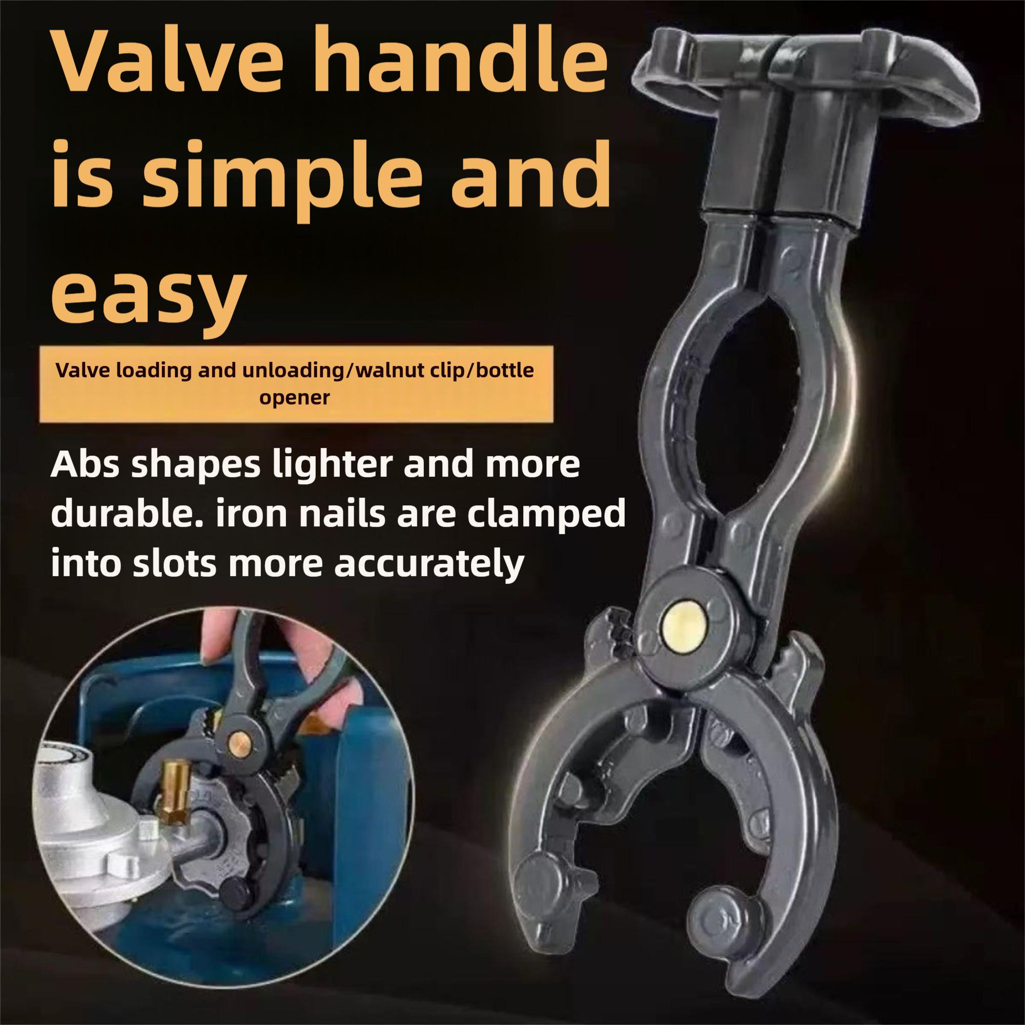 

Tighten Gas Tank Spanner Can Opener Hand Tools Durable Pressure Reducing Valve Wrench чорний