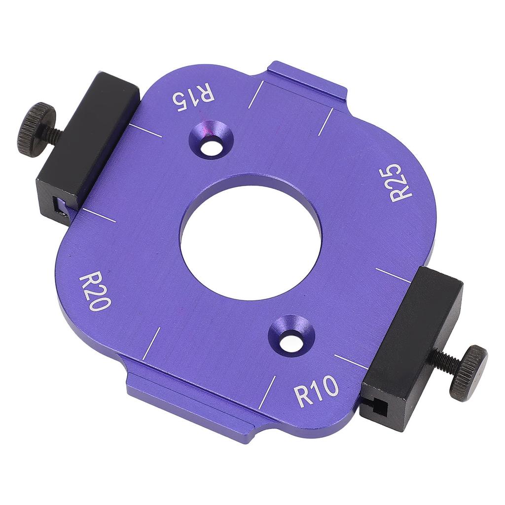 Rundungsradius-Schablone Holzbearbeitung Frästisch Vorrichtung Holzbrett Bogen Schneidwerkzeug R10 R15 R20