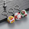 1PCS Football Key Chain Fan Supplies Small Gifts National Team Flag Key Chain Key Chain Souvenir Pendant