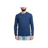 Polo Ralph Lauren Solid Logo Embroidered Crew Neck Long Sleeve Knit Sweater Men sweater Blue 710775885-009