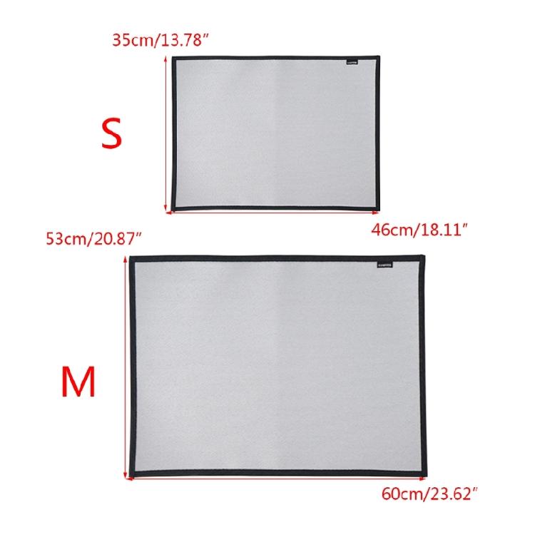 Silicone-Coated Glass Fiber Cloth Fireproof-Mat Indoor-Fireplace Mat-Camping