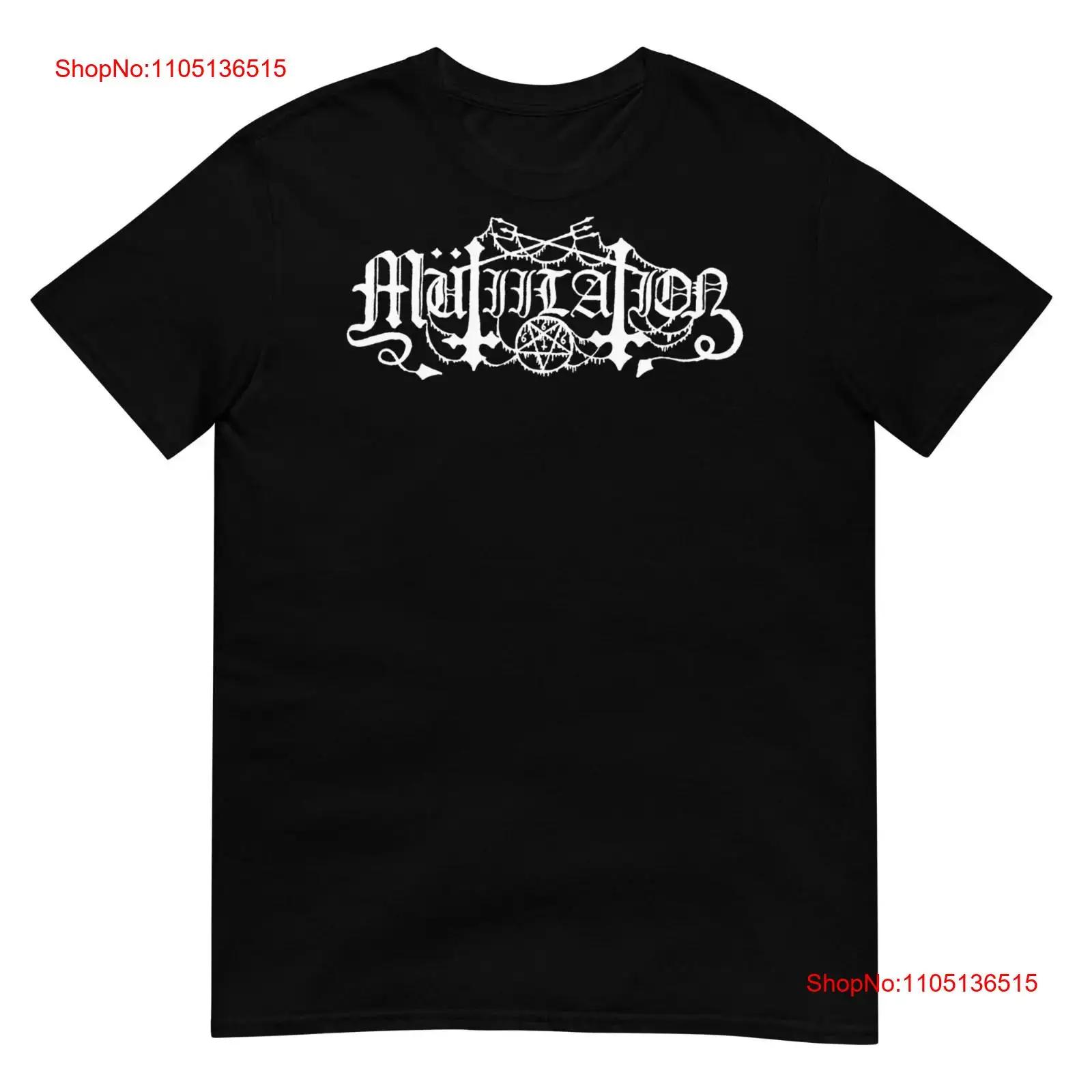MUTIILATION Logo One Sided T SHIRT vintage Washed Soft Stylish Versatile designer clothes Slightly Top For Everyday Wear S разноцветный