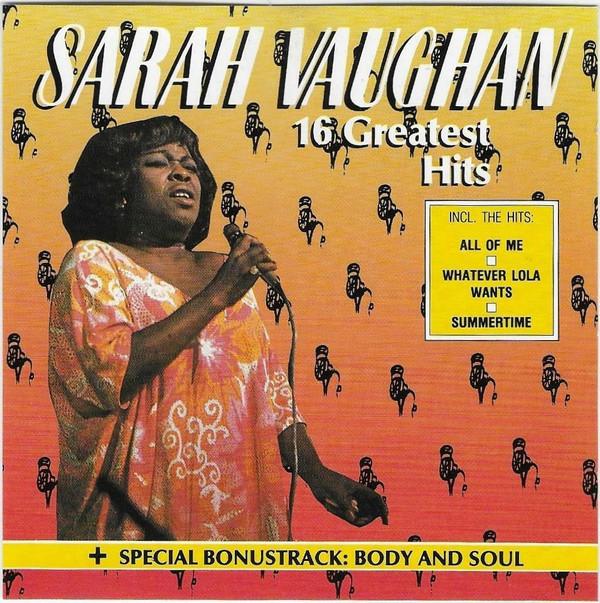 CD SARAH VAUGHAN  16 Greatest Hits CD8003 Everest 1989 Germany Jazz Used