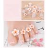 8Pcs/Set Funny Soft Silicone Toe Separator for Nail Polish Set Toe Spacers for Feet Apply Nail Polish Nail Art Pedicure Tool